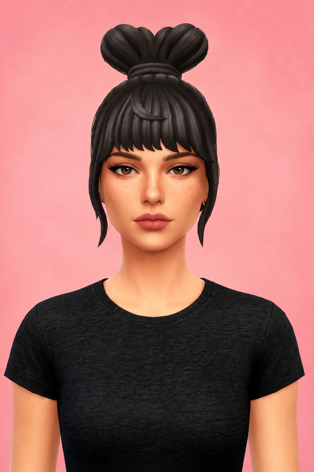 juno hair custom content (CC) for Sims 4 by dogsill