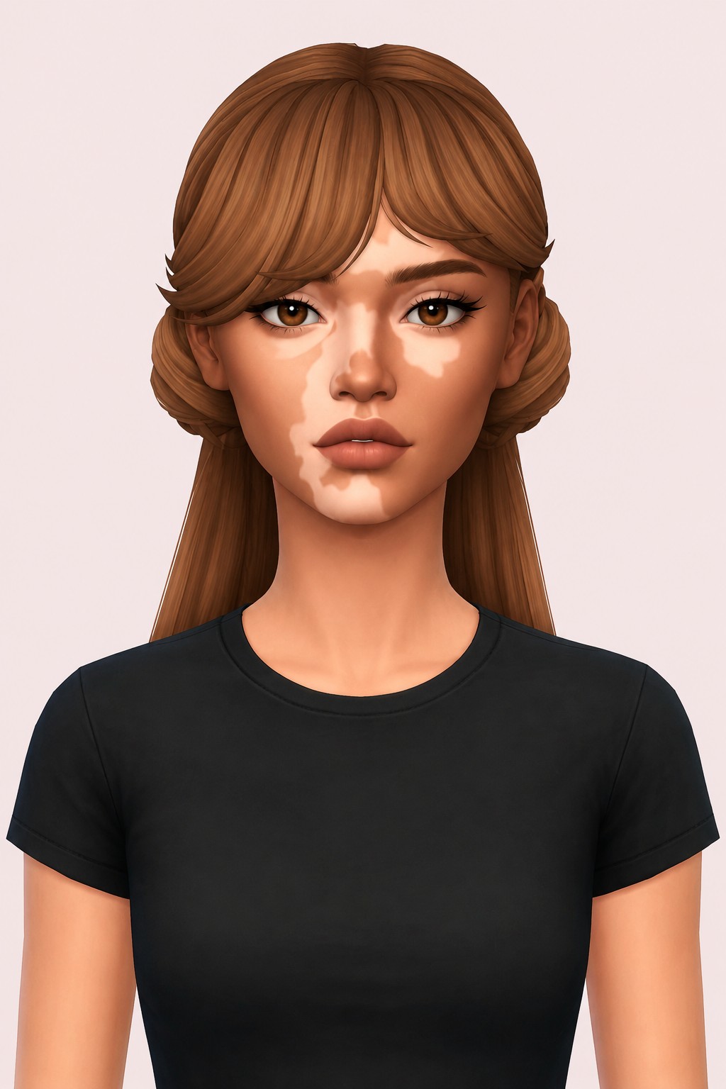 mirae hair custom content (CC) for Sims 4 by dogsill