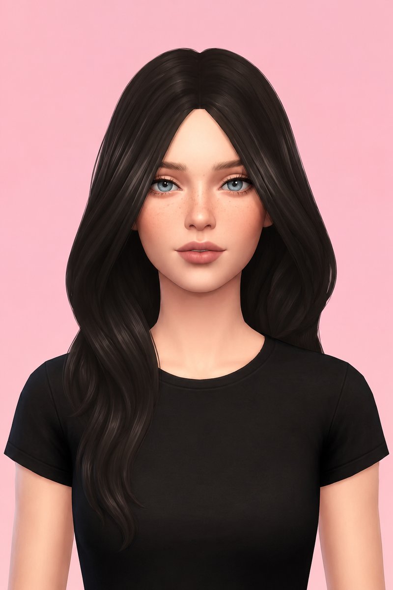oregon hair custom content (CC) for Sims 4 by dogsill