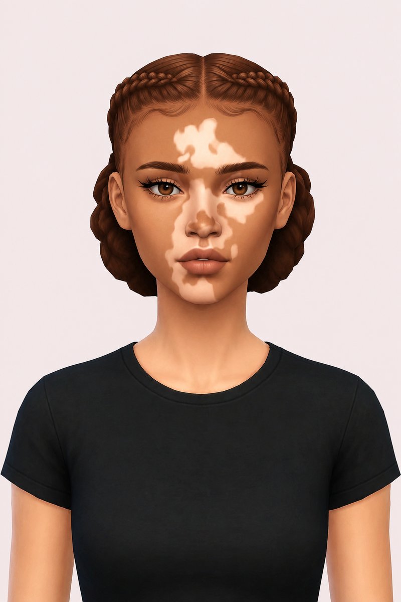 flo hair custom content (CC) for Sims 4 by dogsill