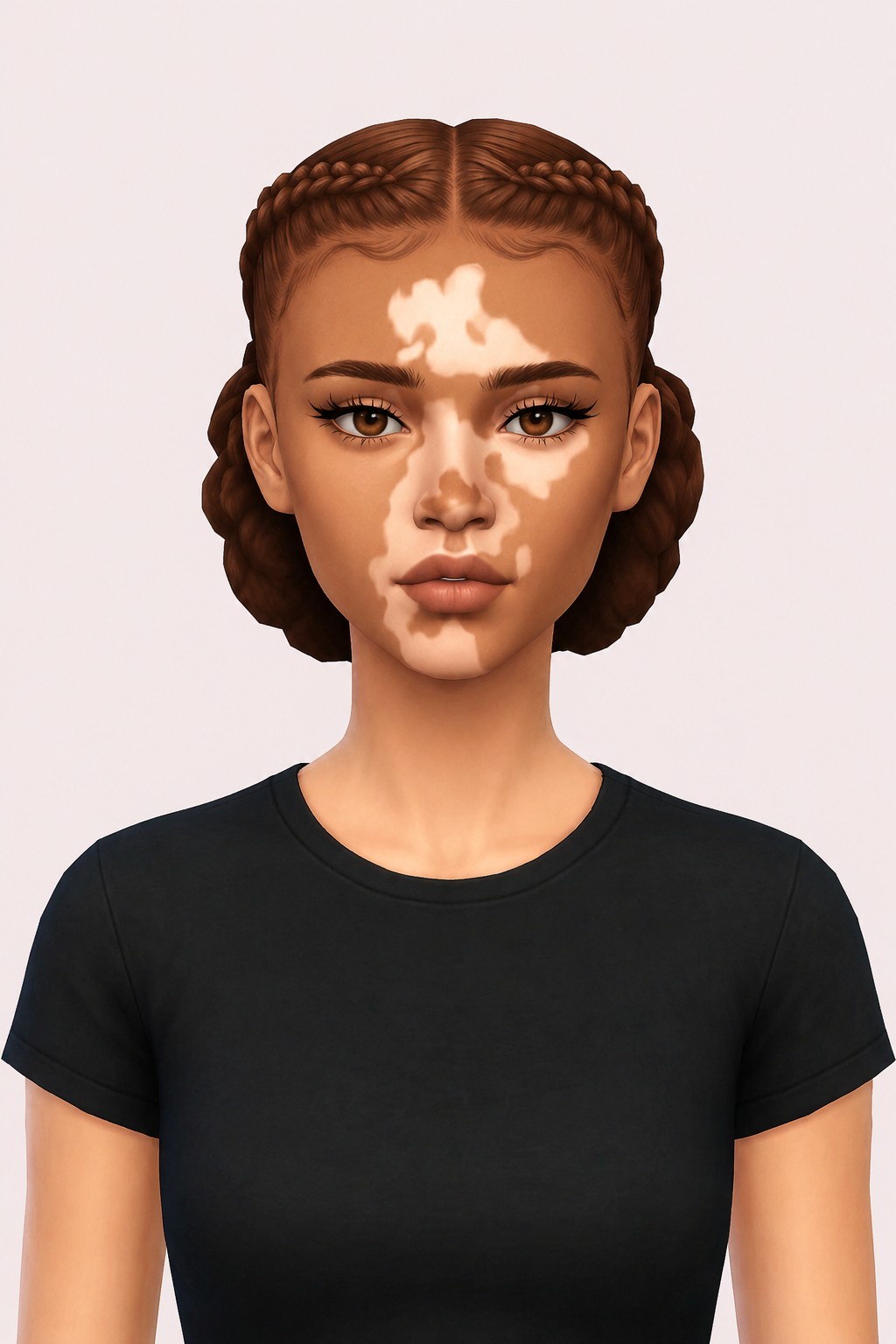 flo hair custom content (CC) for Sims 4 by dogsill