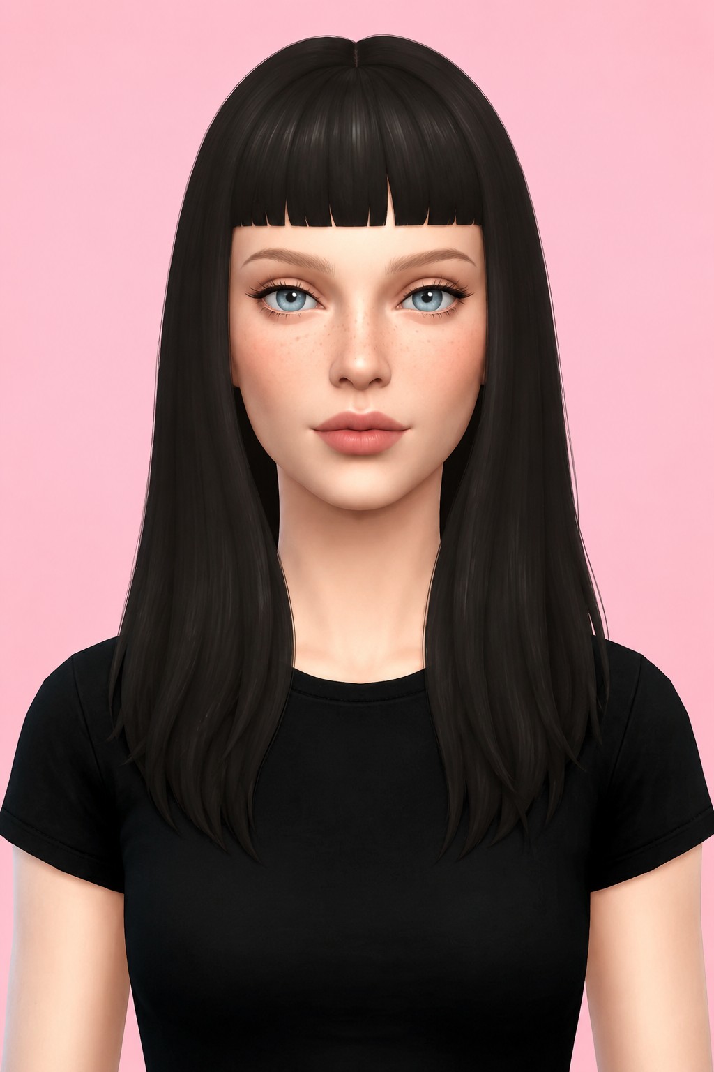weathers hairs custom content (CC) for Sims 4 by dogsill