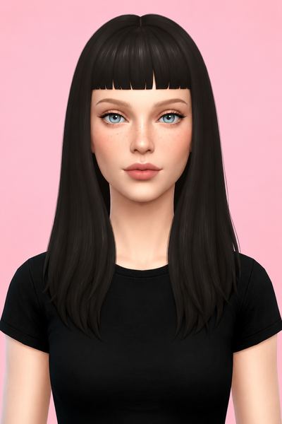 weathers hairs custom content (CC) for Sims 4 by dogsill