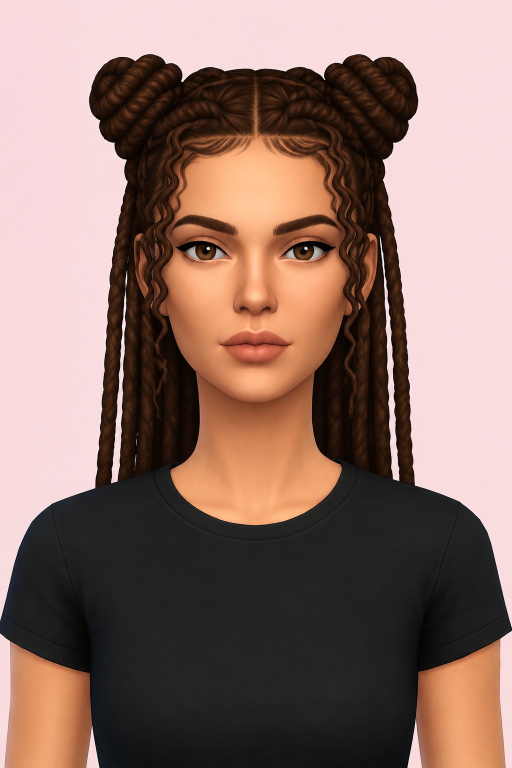 salem hairs custom content (CC) for Sims 4 by dogsill