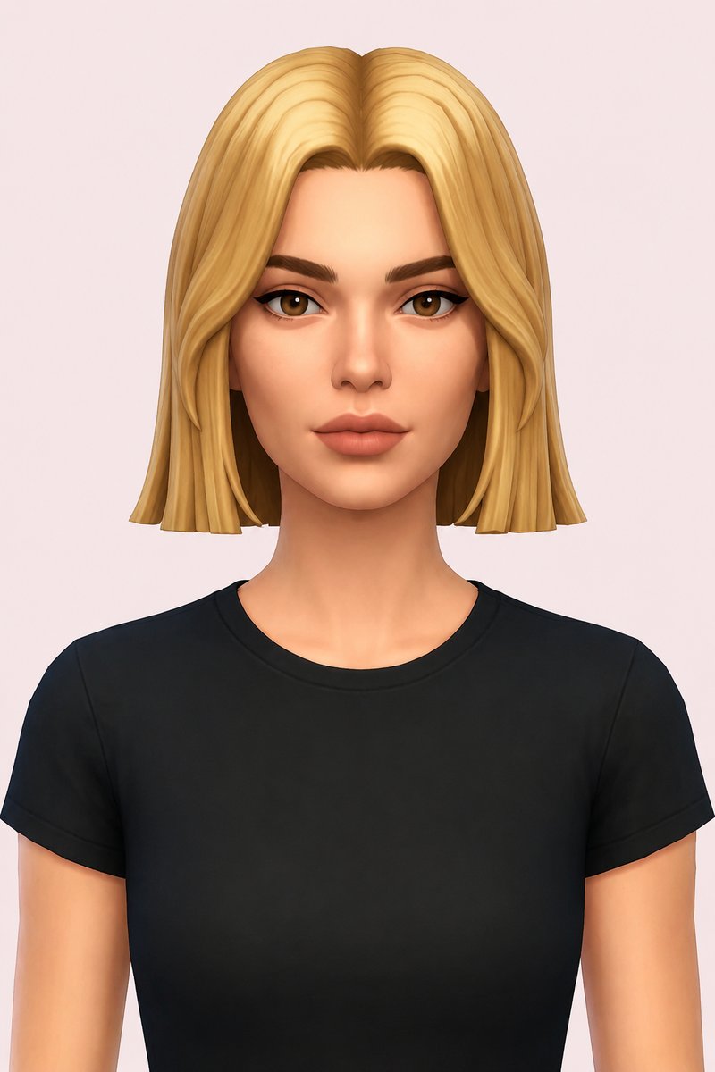 hecate hairs custom content (CC) for Sims 4 by dogsill