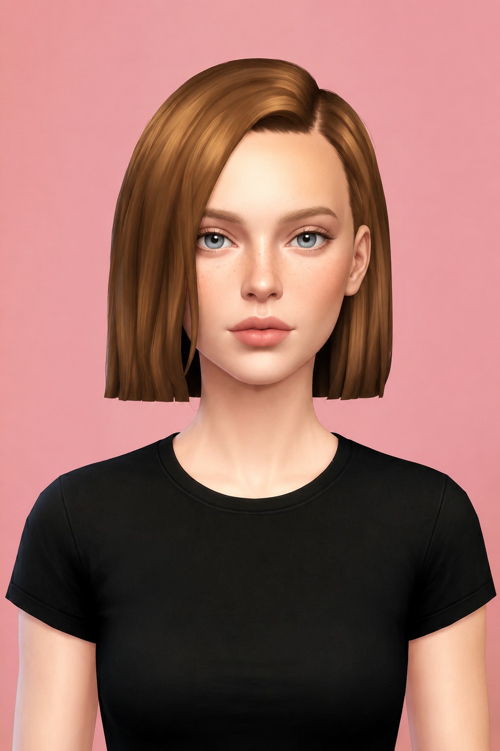 hunter hair custom content (CC) for Sims 4 by dogsill
