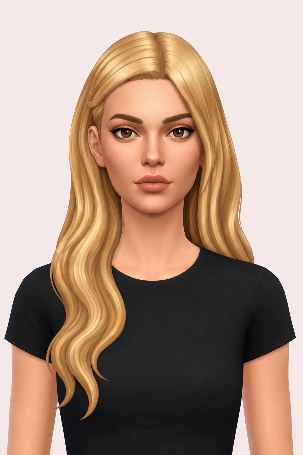 aspen hair custom content (CC) for Sims 4 by dogsill