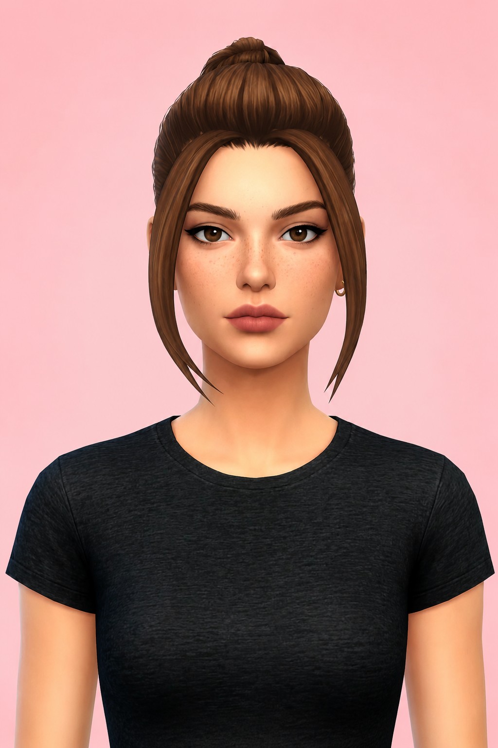 elliot buns custom content (CC) for Sims 4 by dogsill