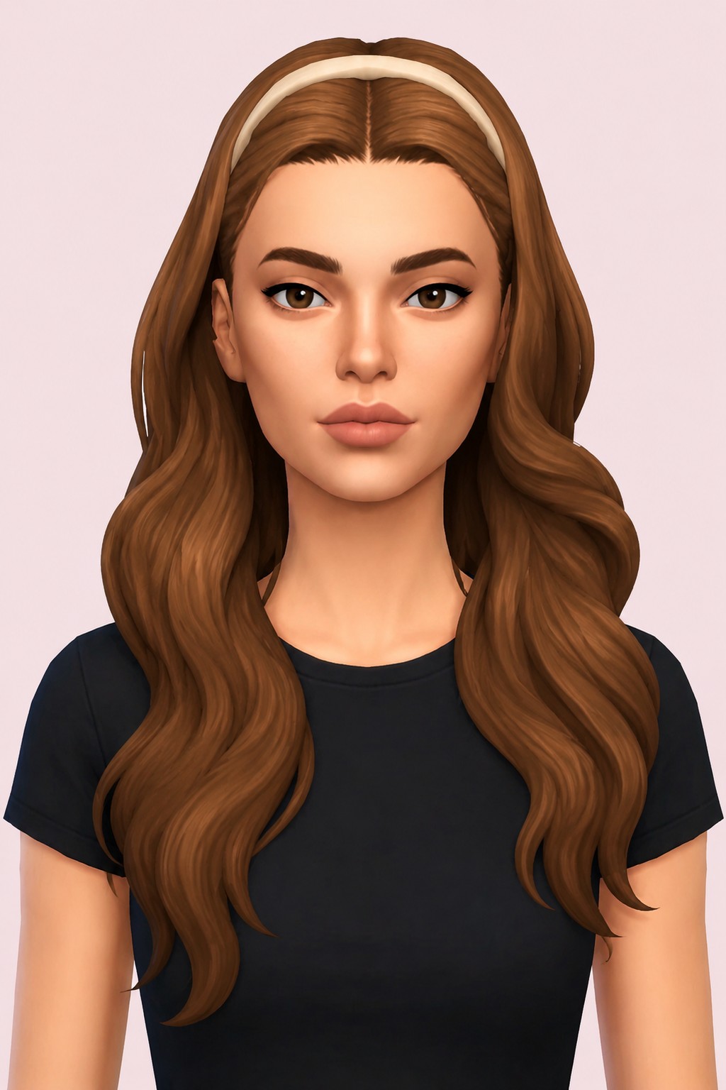paloma hair custom content (CC) for Sims 4 by dogsill