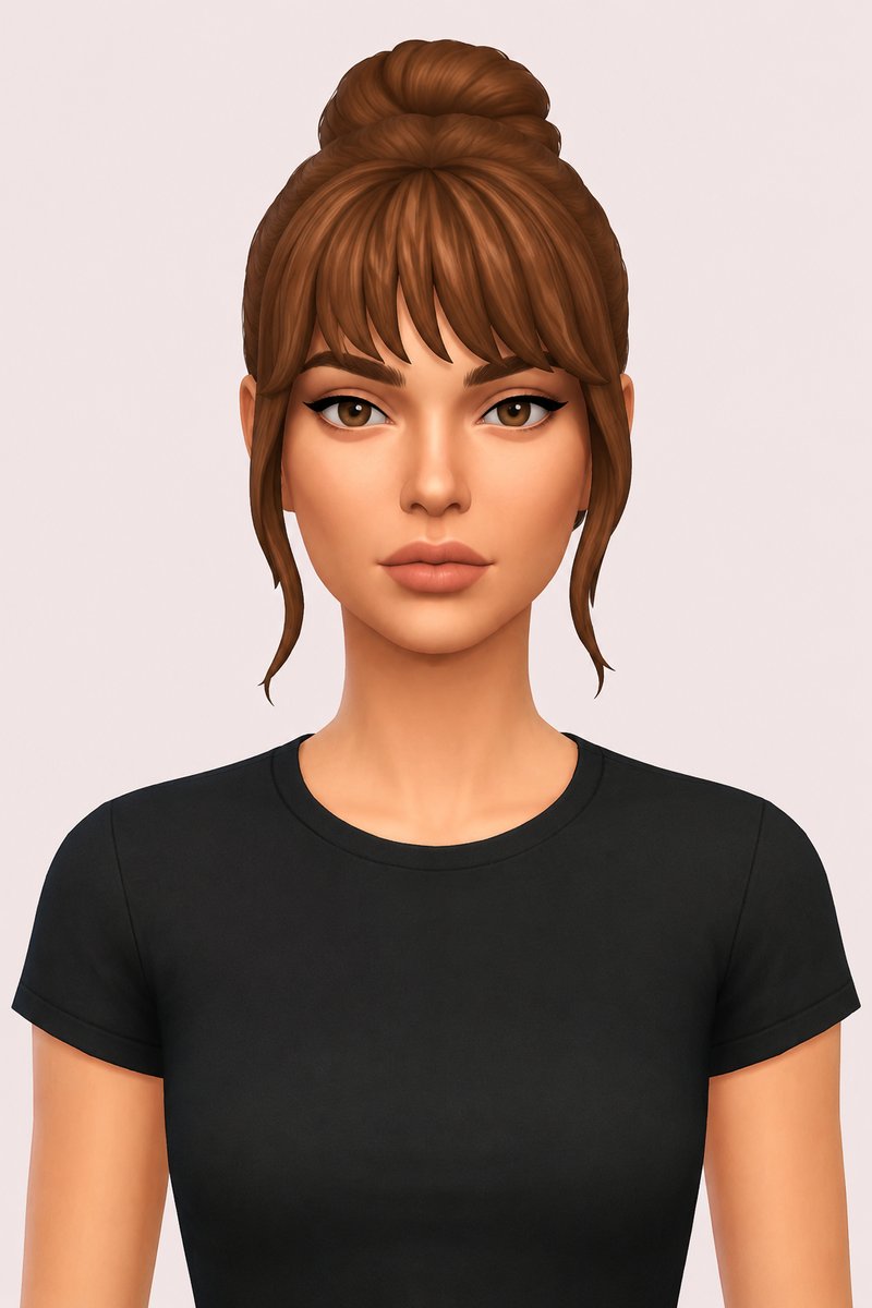 kris bun custom content (CC) for Sims 4 by dogsill