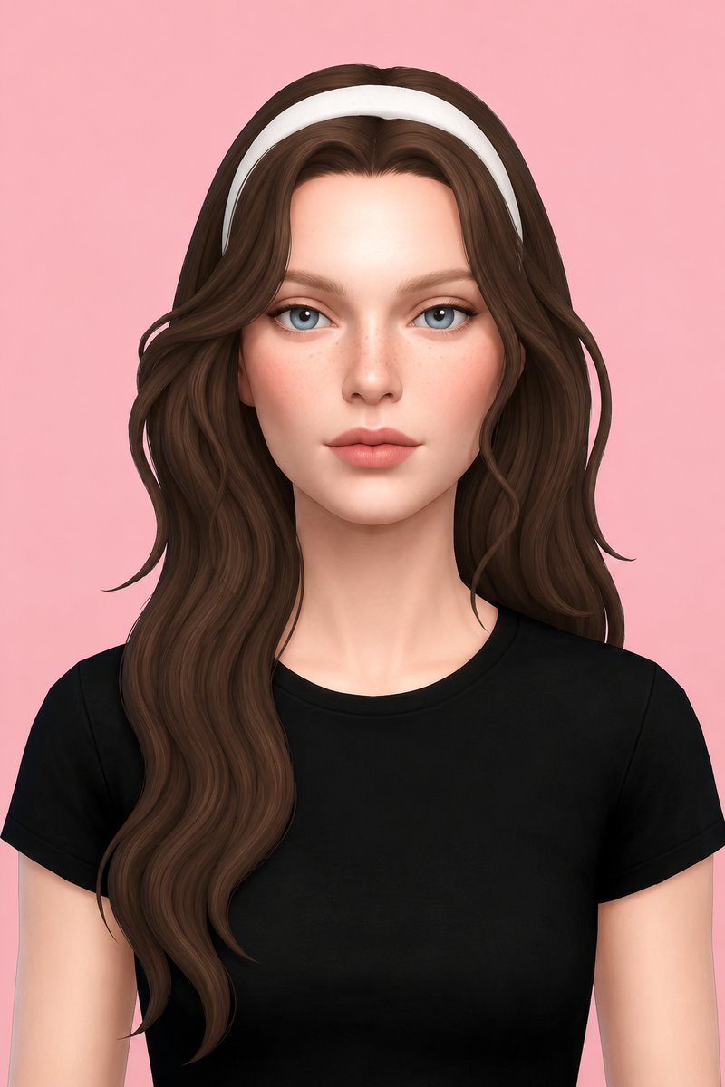alpine hair custom content (CC) for Sims 4 by dogsill