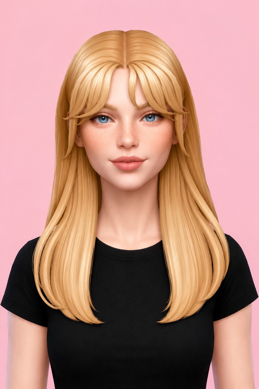 stacie hair custom content (CC) for Sims 4 by dogsill