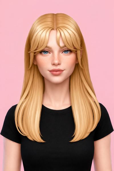 stacie hair custom content (CC) for Sims 4 by dogsill
