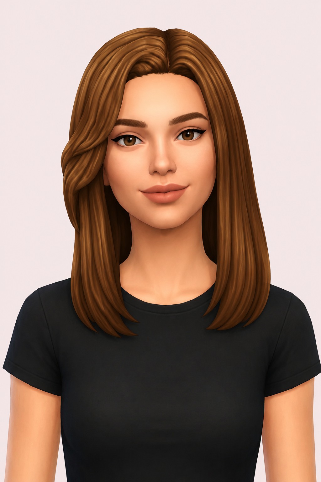 nami hair custom content (CC) for Sims 4 by dogsill