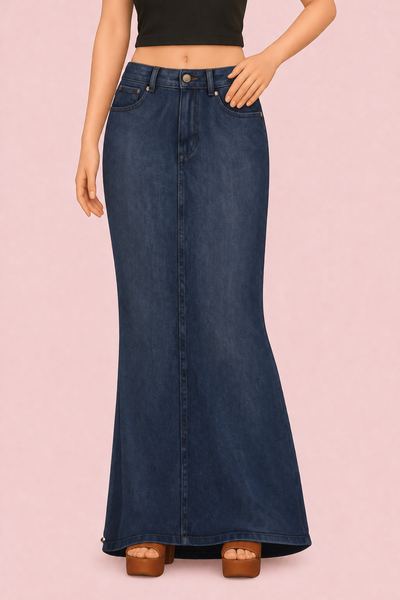 Alicia Denim Skirt custom content (CC) for Sims 4 by dogsill