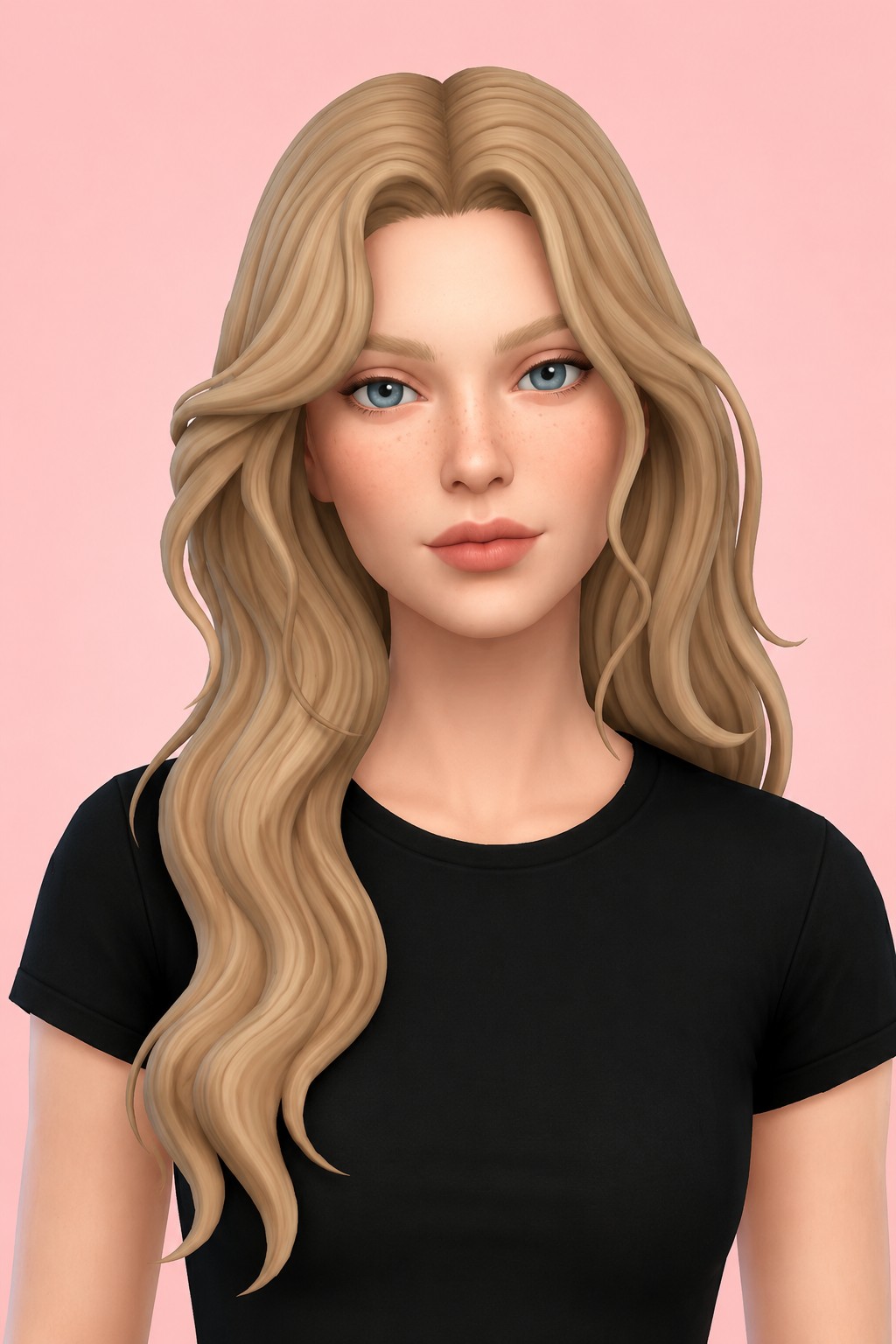 Claye Hair custom content (CC) for Sims 4 by dogsill