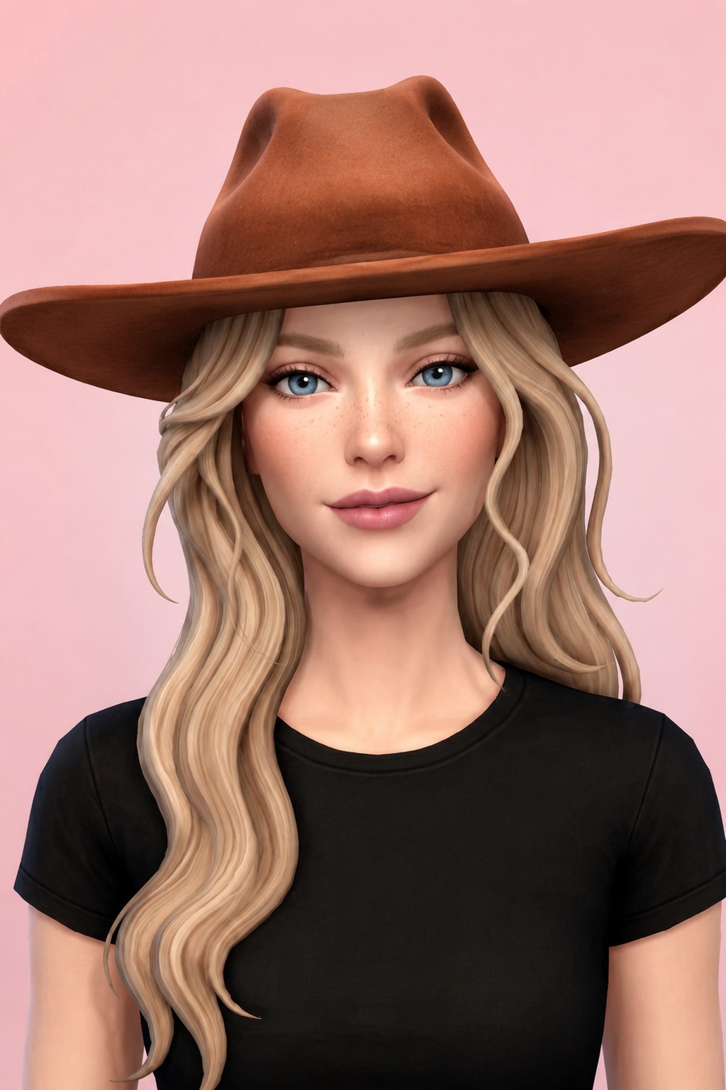 Cristienne Hat custom content (CC) for Sims 4 by dogsill