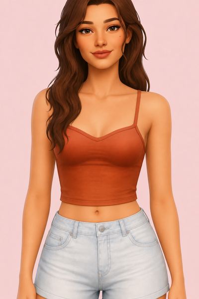 angela top custom content (CC) for Sims 4 by dogsill