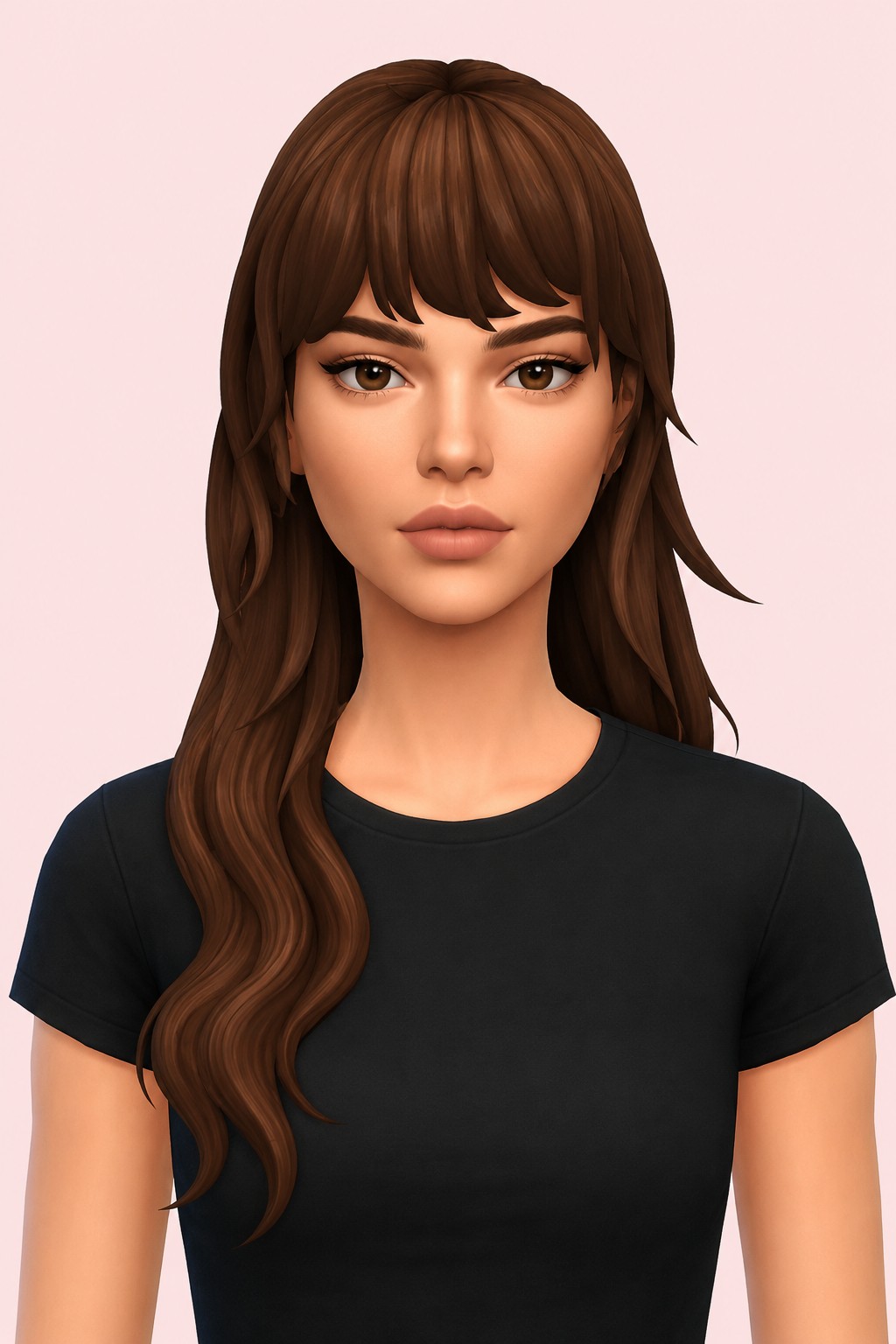 dorothy hair custom content (CC) for Sims 4 by dogsill