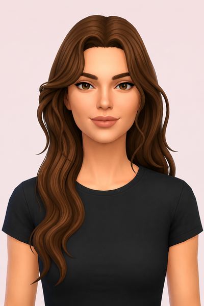 Sunday Hair custom content (CC) for Sims 4 by dogsill
