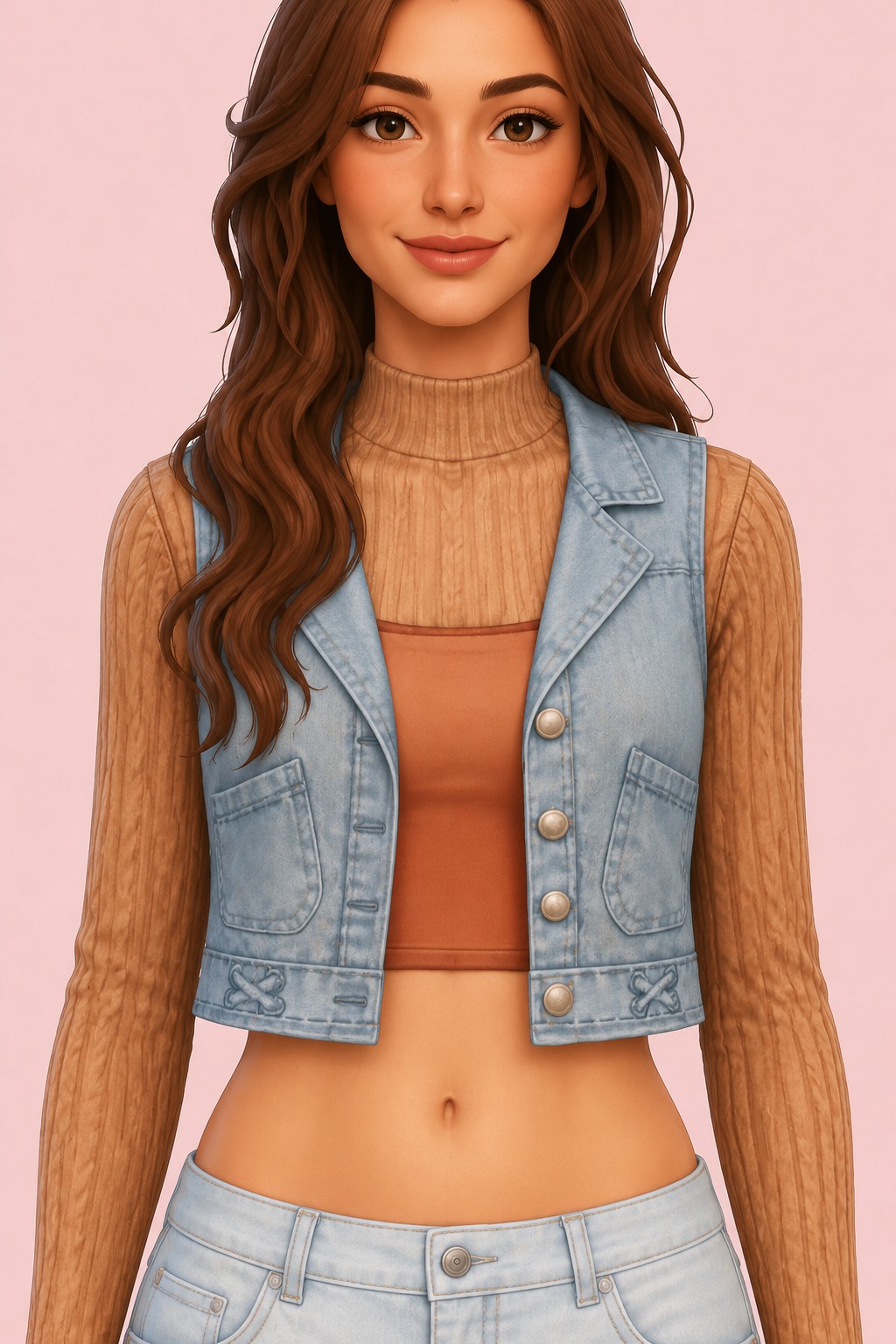 Prissy Top Accessory custom content (CC) for Sims 4 by dogsill