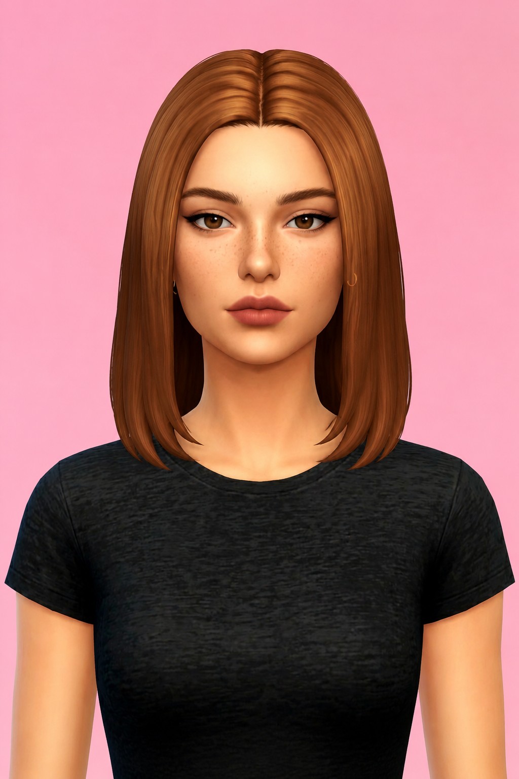 mantis hair custom content (CC) for Sims 4 by dogsill