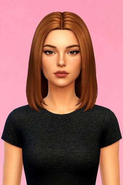 mantis hair custom content (CC) for Sims 4 by dogsill