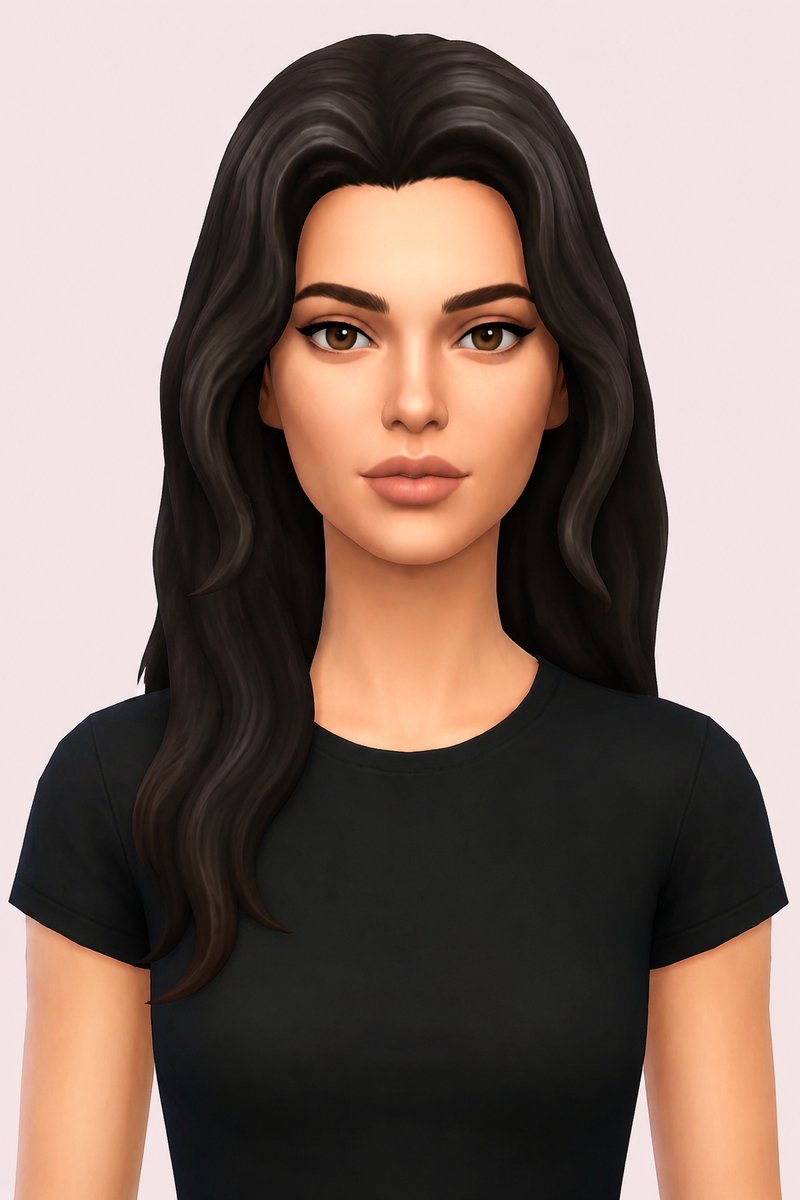 tess hair custom content (CC) for Sims 4 by dogsill