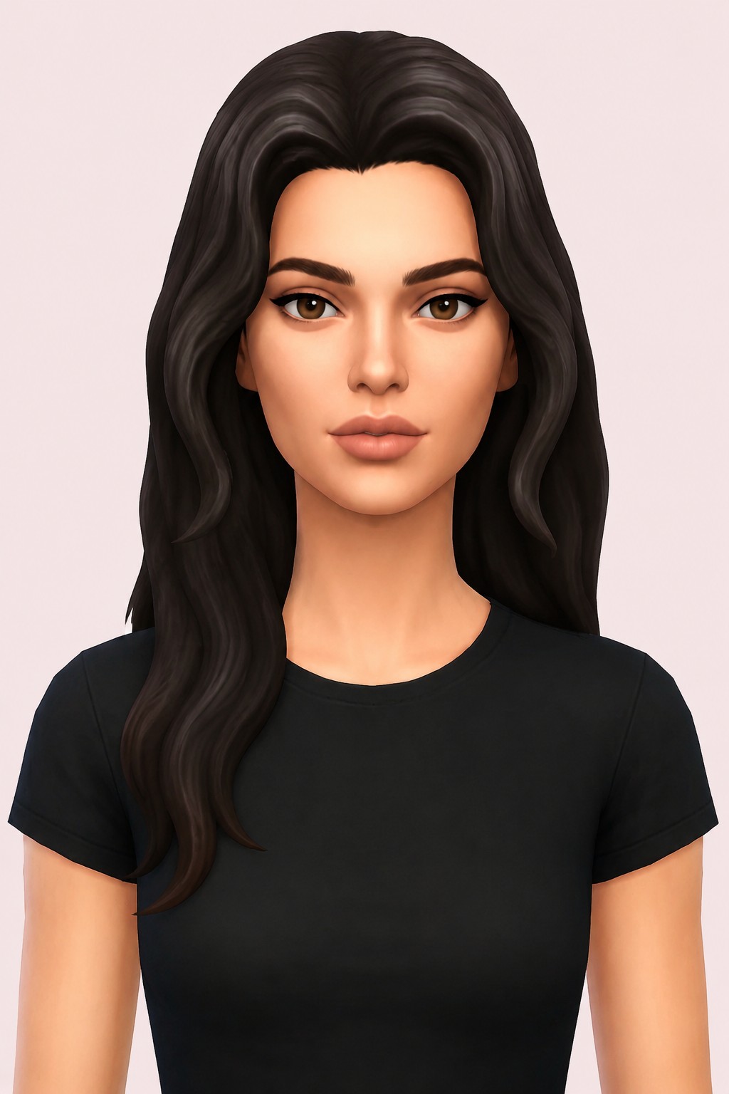 tess hair custom content (CC) for Sims 4 by dogsill