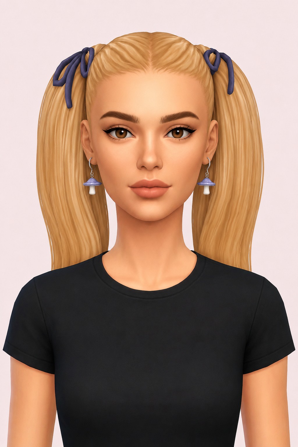 ocean pigtails custom content (CC) for Sims 4 by dogsill