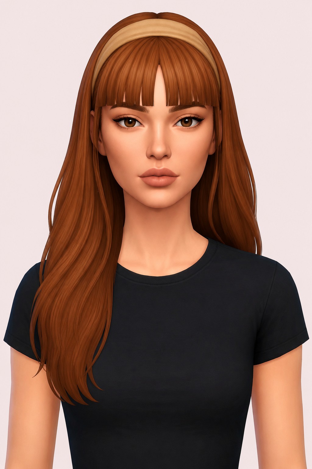 vera hair custom content (CC) for Sims 4 by dogsill