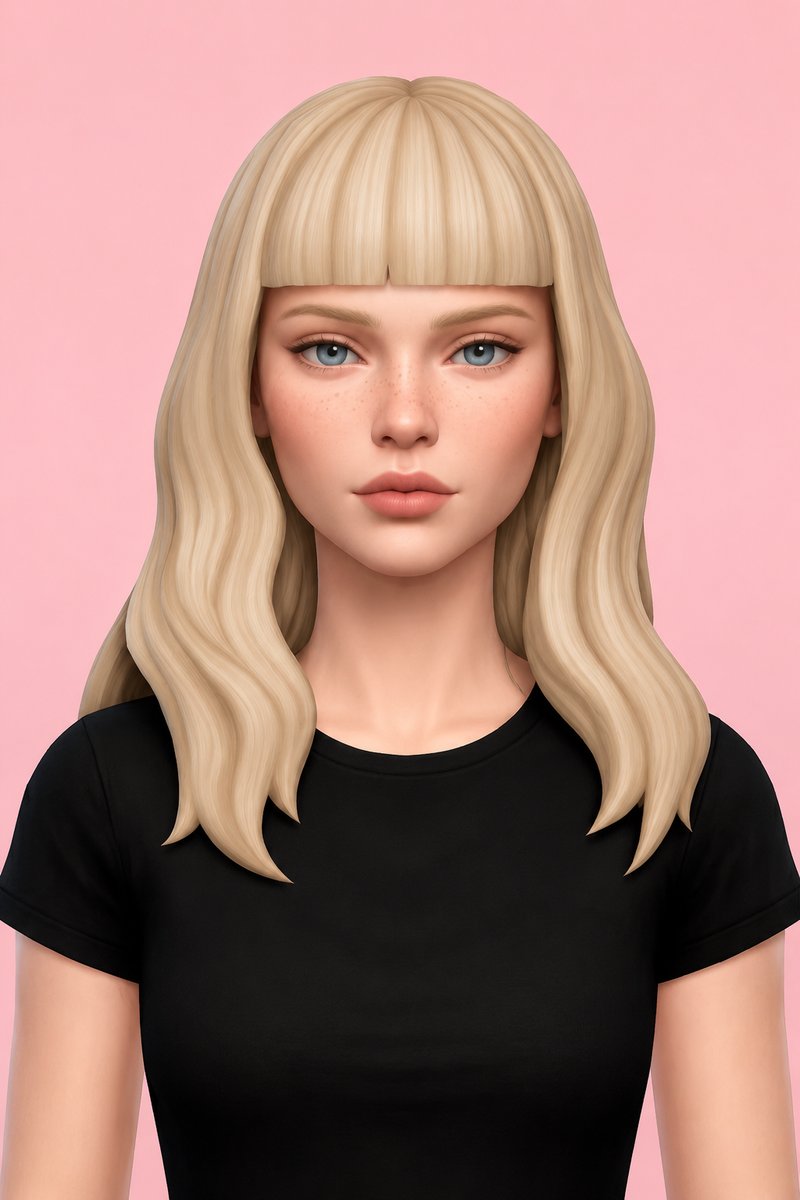 lillith hair custom content (CC) for Sims 4 by dogsill
