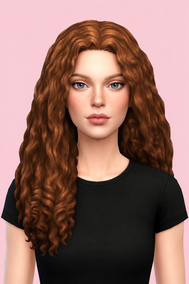 daisy hairs custom content (CC) for Sims 4 by dogsill