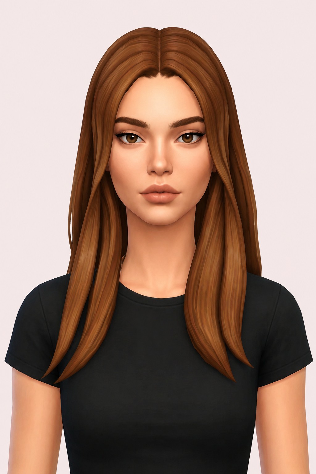 bloom hair custom content (CC) for Sims 4 by dogsill