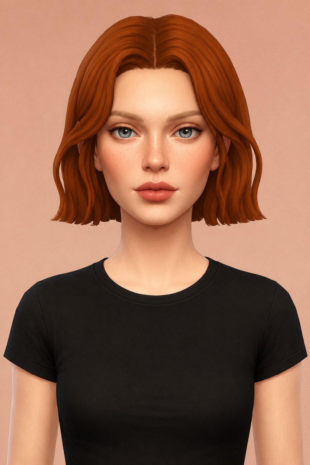 willow hairs custom content (CC) for Sims 4 by dogsill