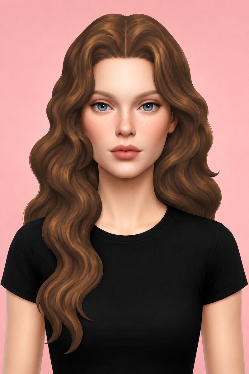 daphne hair custom content (CC) for Sims 4 by dogsill
