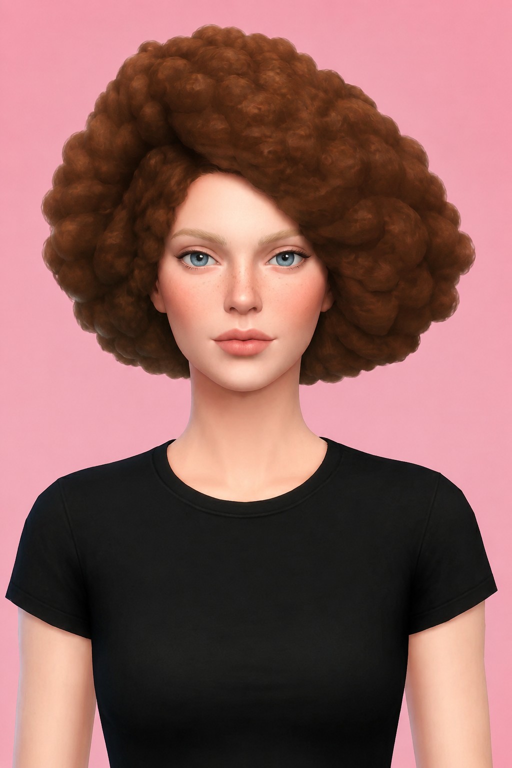 janette hair custom content (CC) for Sims 4 by dogsill