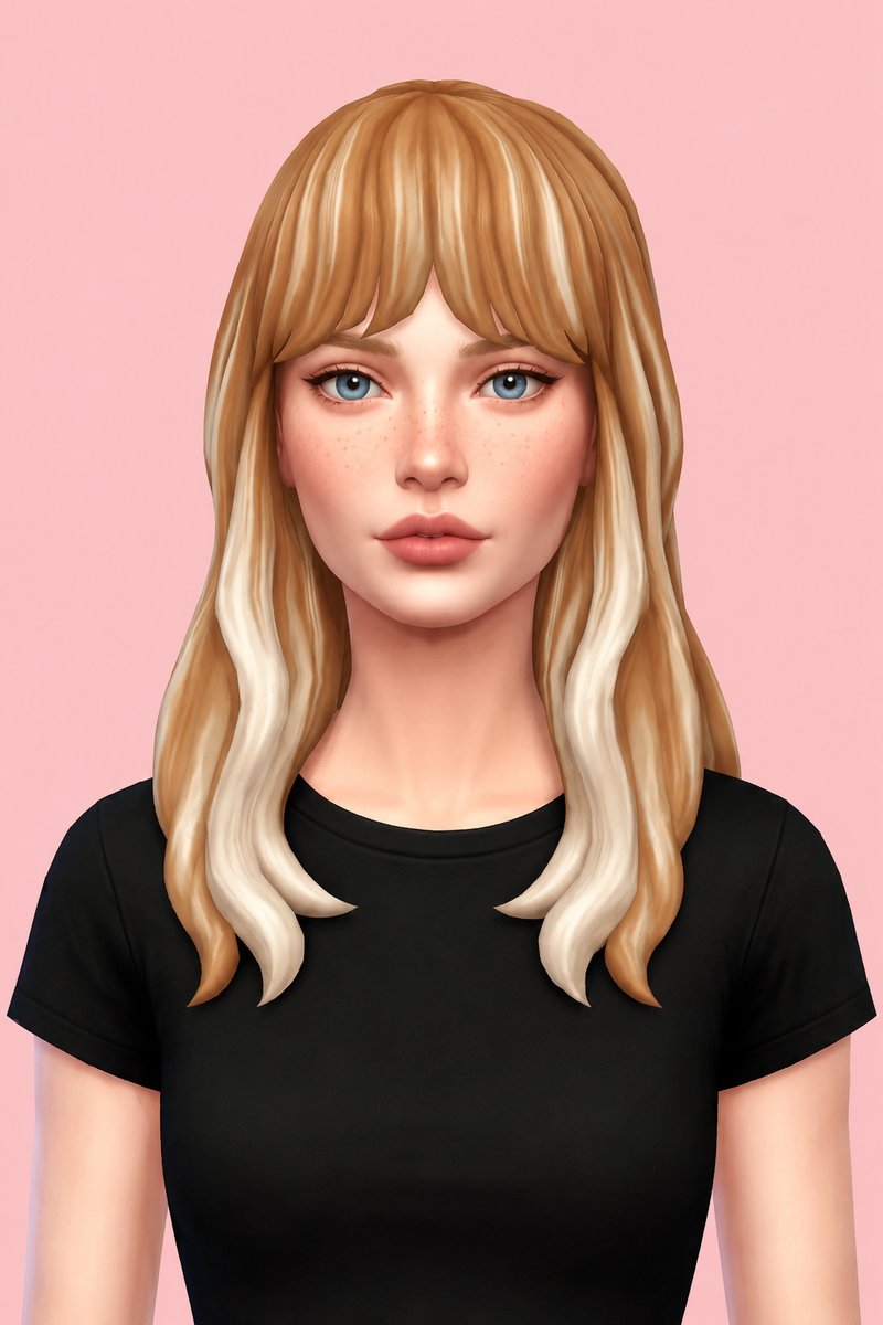 dove hairs custom content (CC) for Sims 4 by dogsill