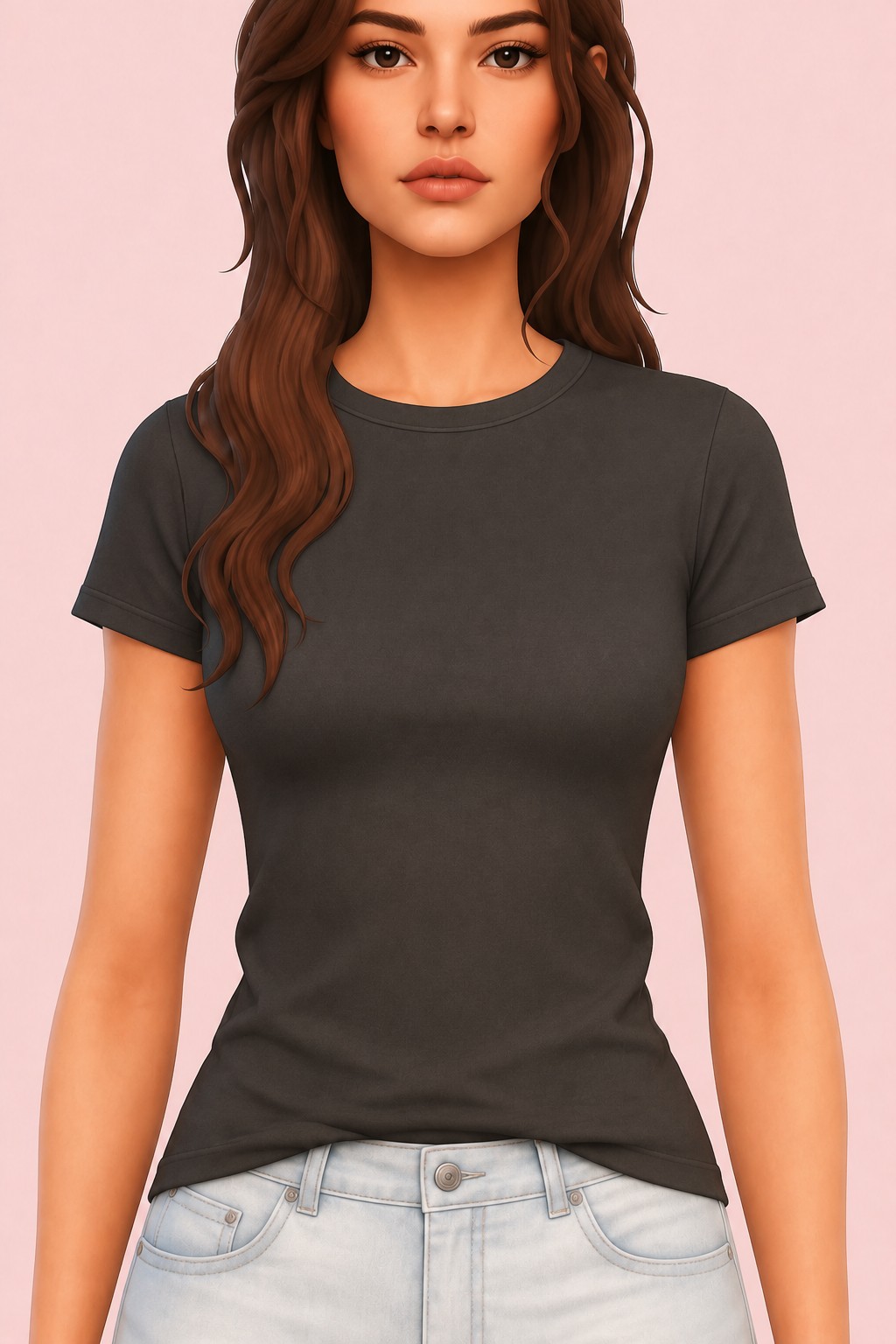 Powder Top custom content (CC) for Sims 4 by dogsill