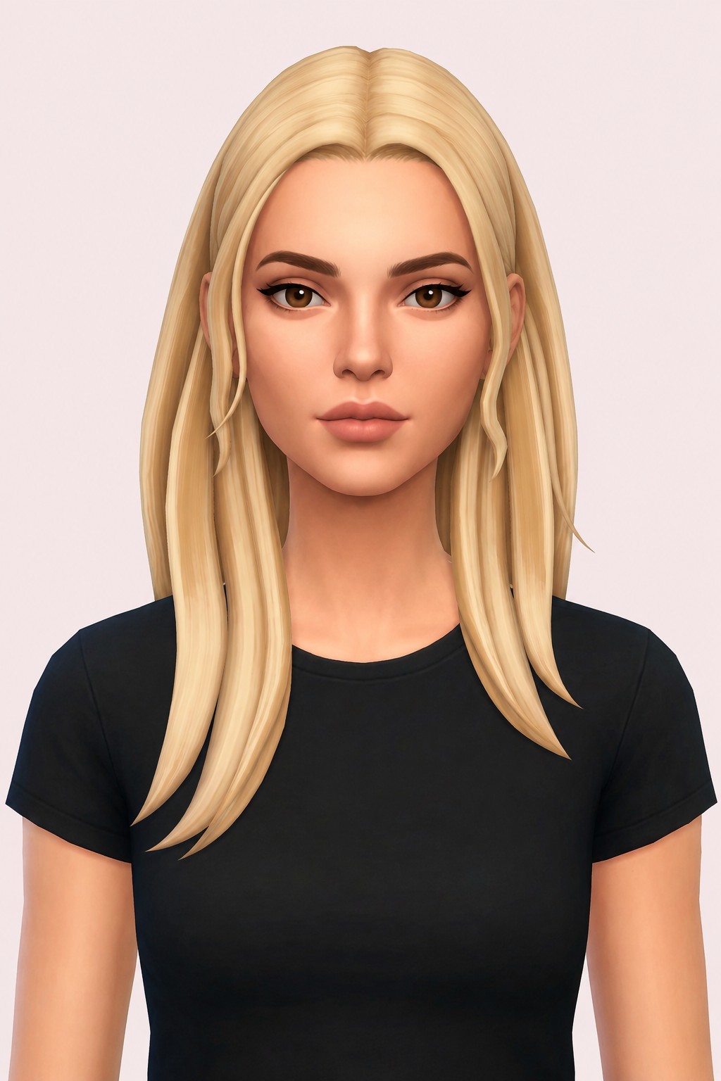 abigail hair custom content (CC) for Sims 4 by dogsill