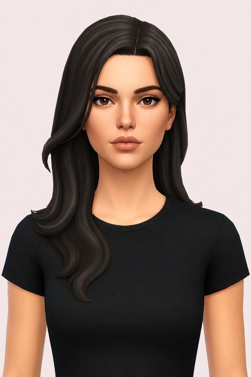 louise hair custom content (CC) for Sims 4 by dogsill