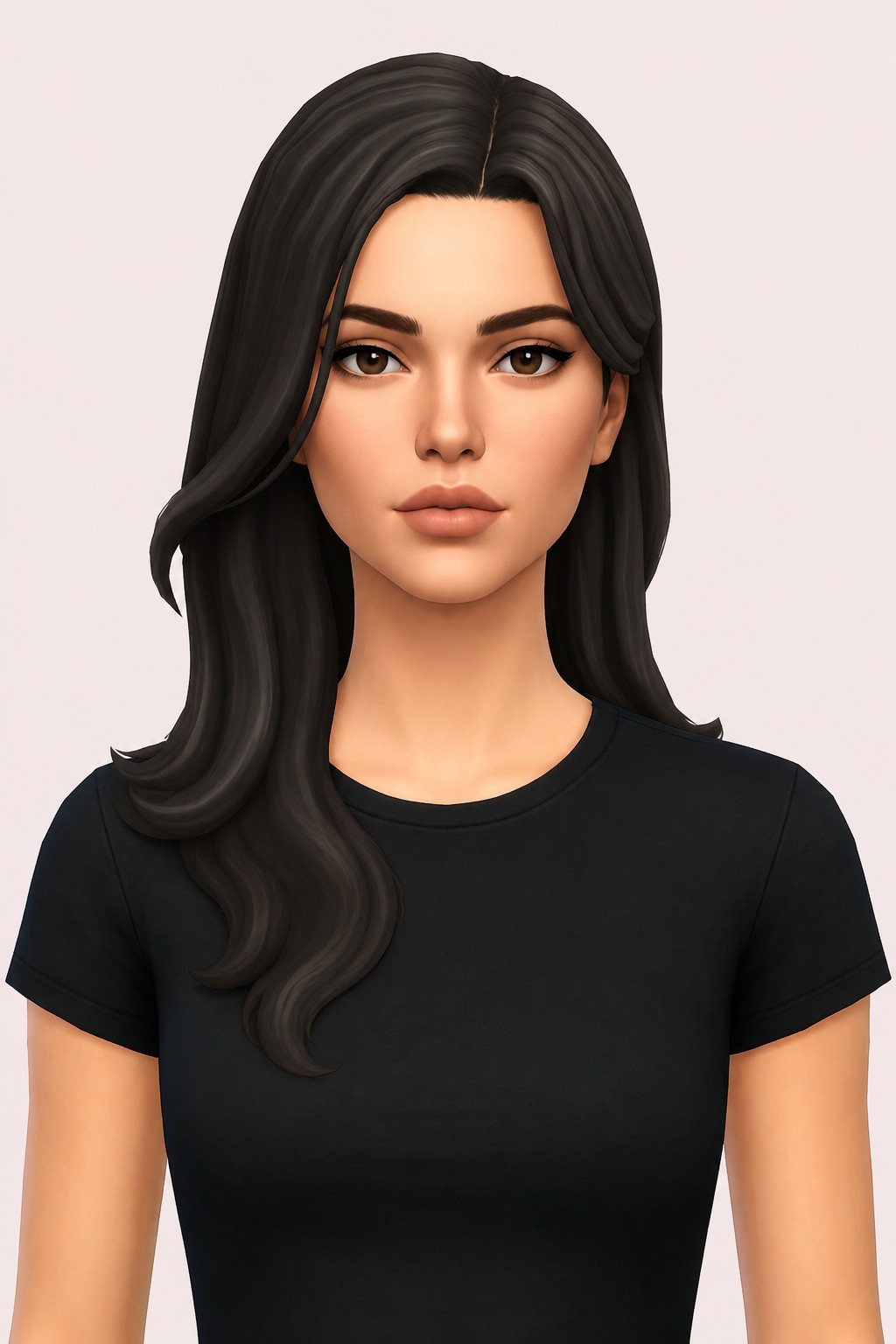 louise hair custom content (CC) for Sims 4 by dogsill