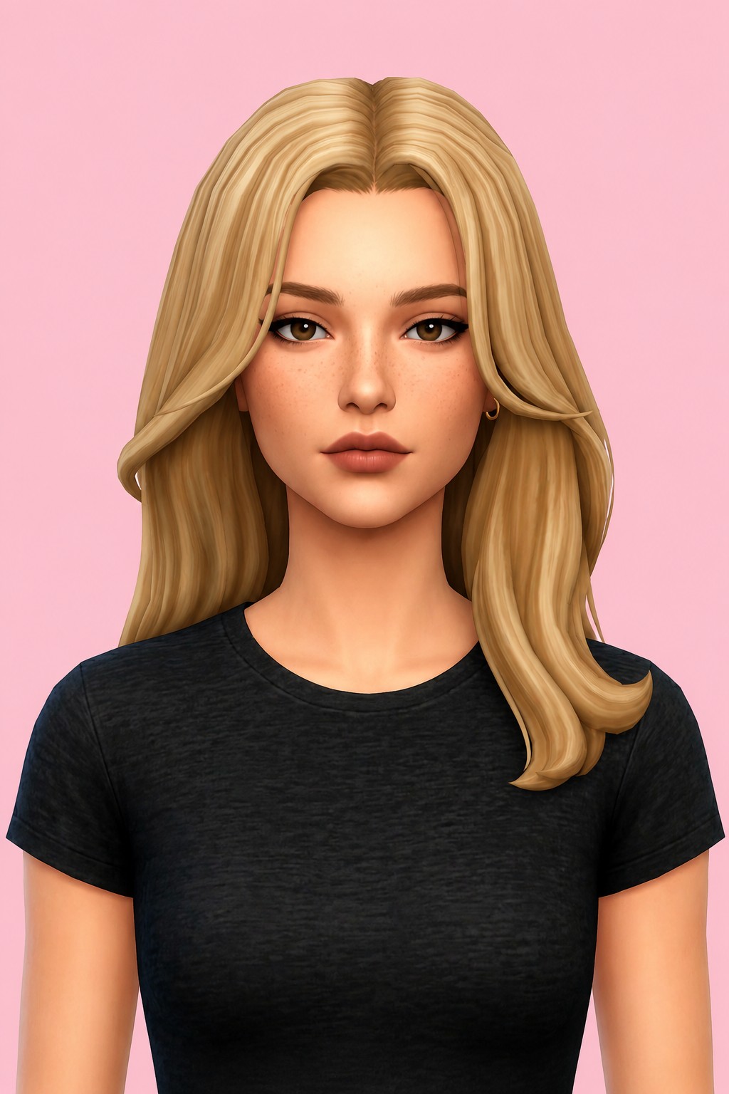 meredith hair custom content (CC) for Sims 4 by dogsill