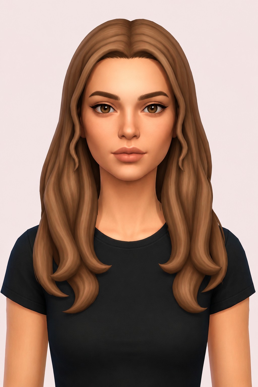 jackie hair custom content (CC) for Sims 4 by dogsill