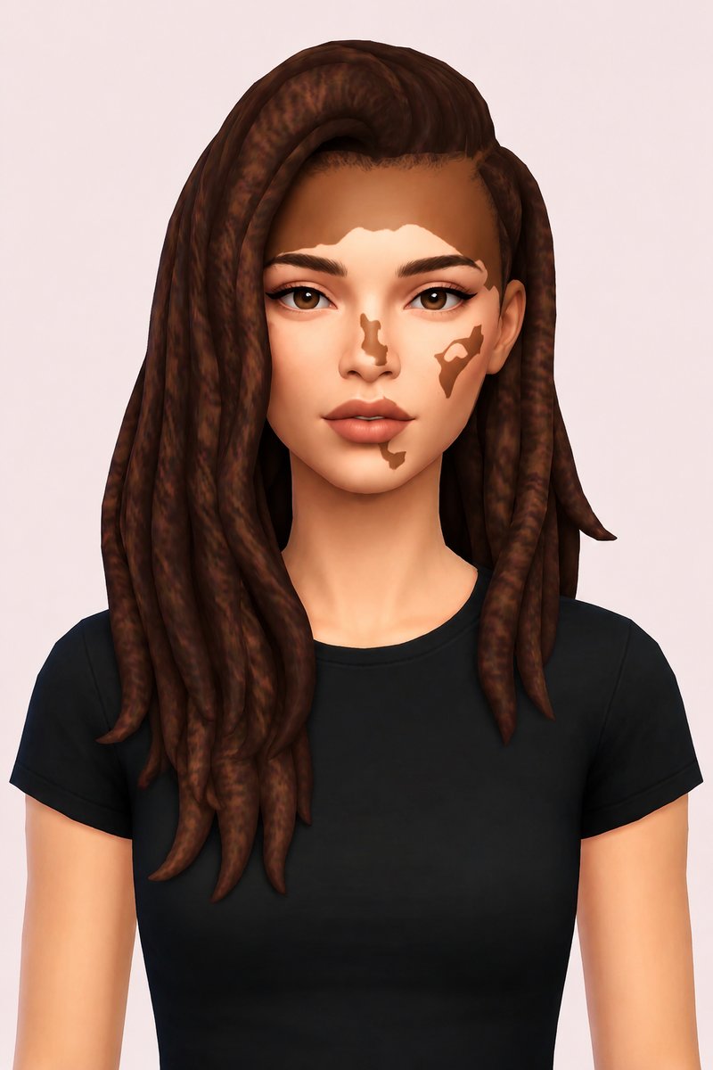 theo hair custom content (CC) for Sims 4 by dogsill