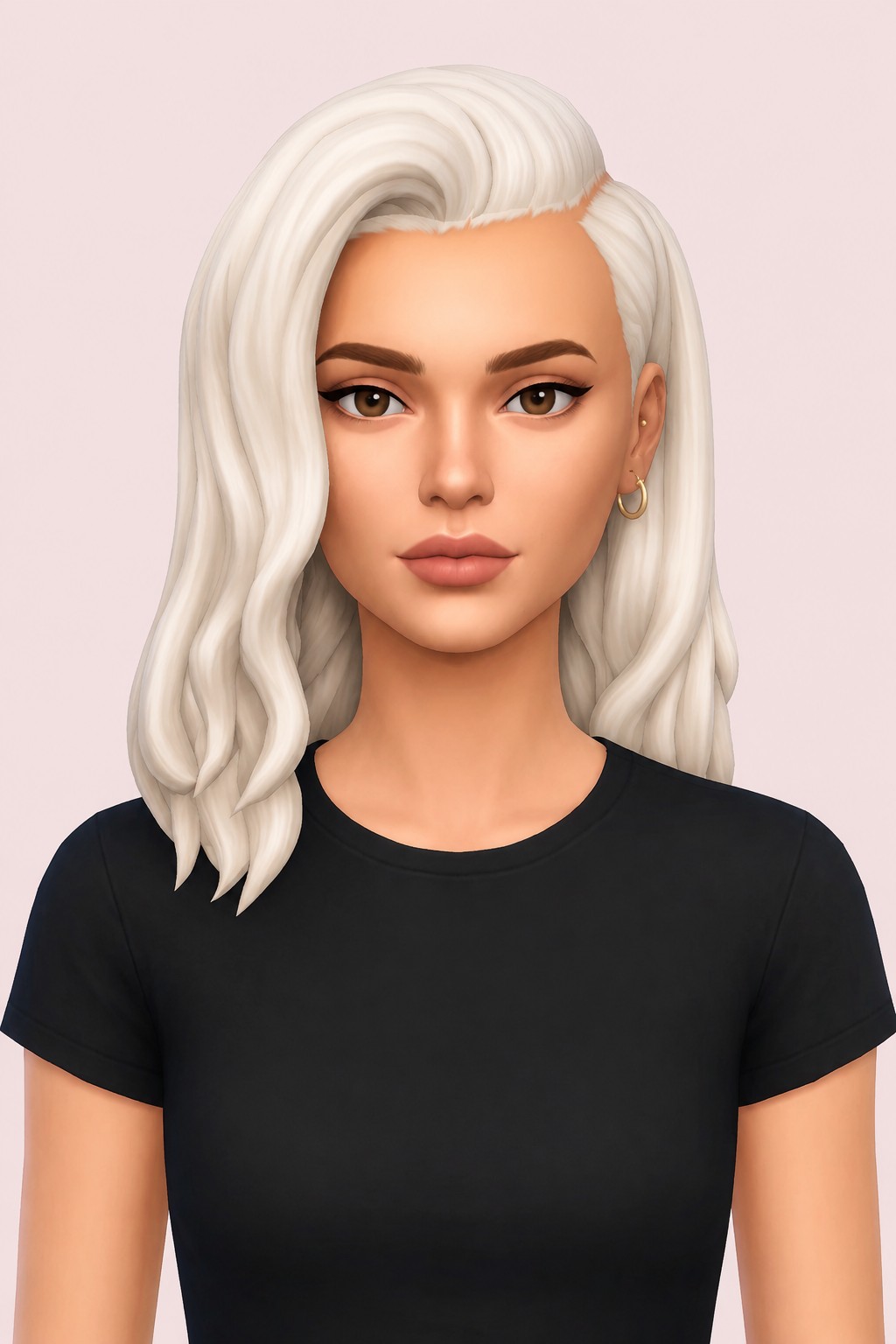 dylan hair custom content (CC) for Sims 4 by dogsill