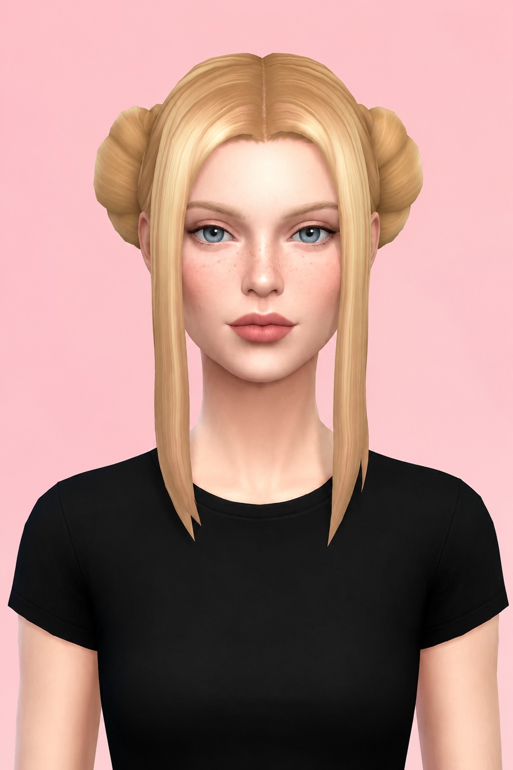 farah buns custom content (CC) for Sims 4 by dogsill