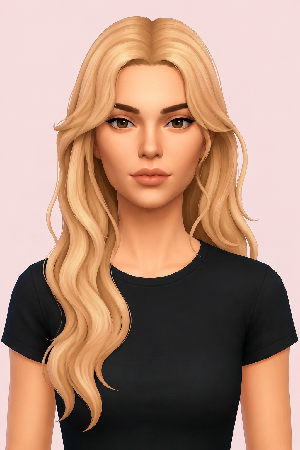 rae hair custom content (CC) for Sims 4 by dogsill