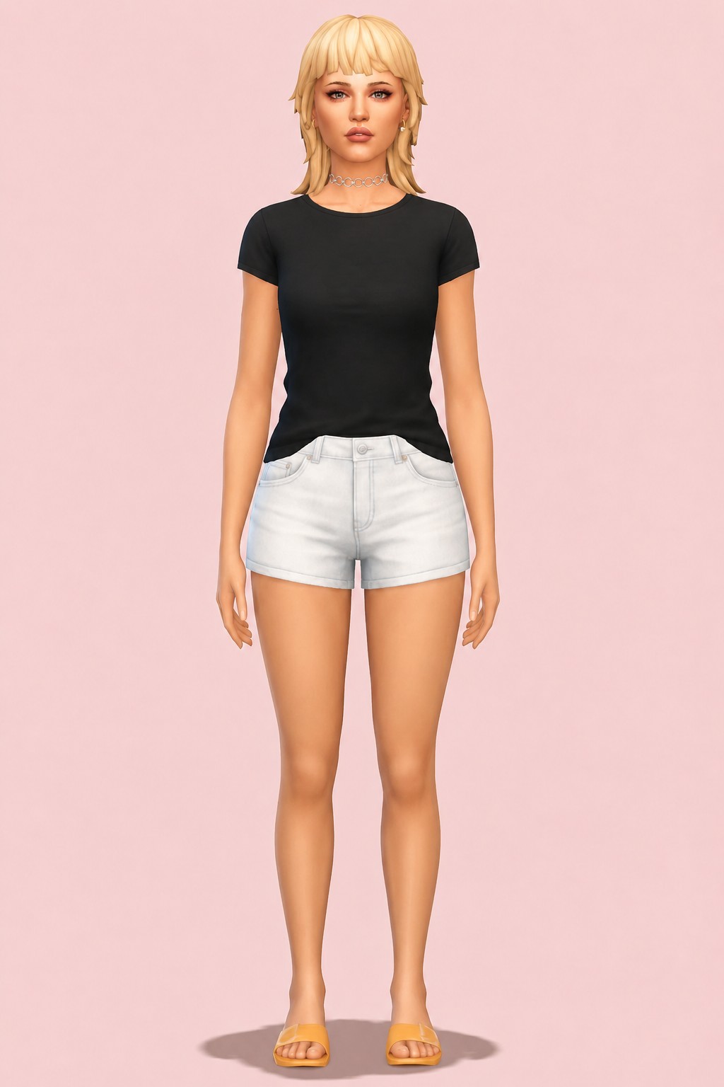miley mullet custom content (CC) for Sims 4 by dogsill