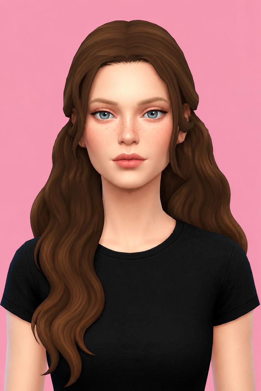 kya hair custom content (CC) for Sims 4 by dogsill